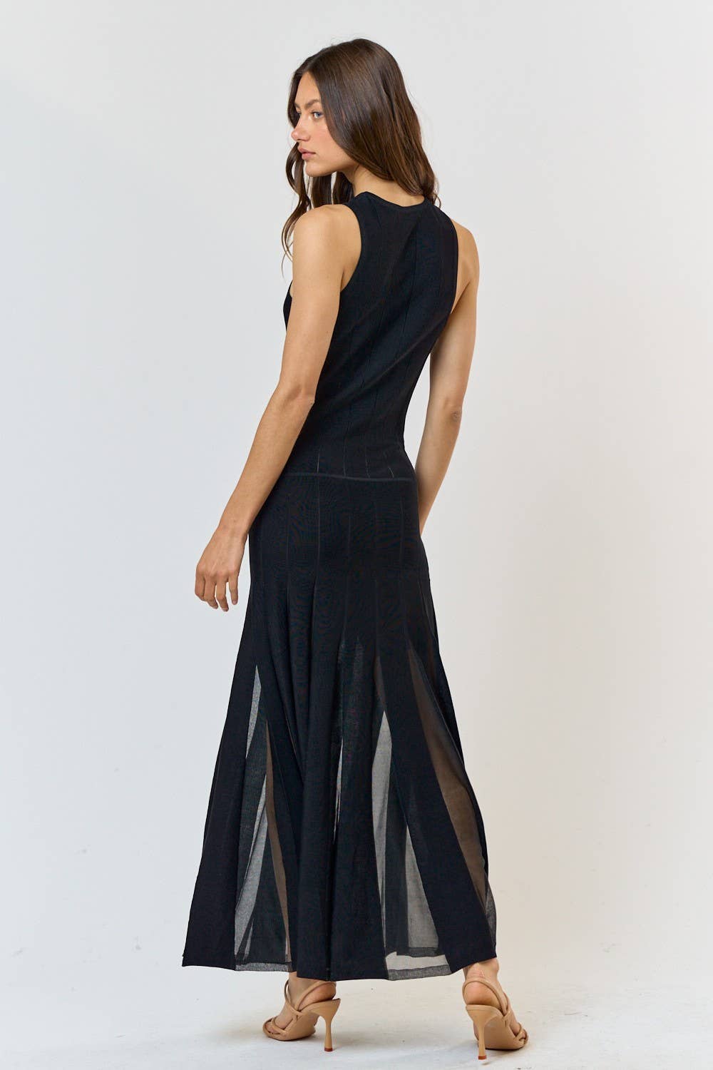 Darla Pleated Sweater Dress