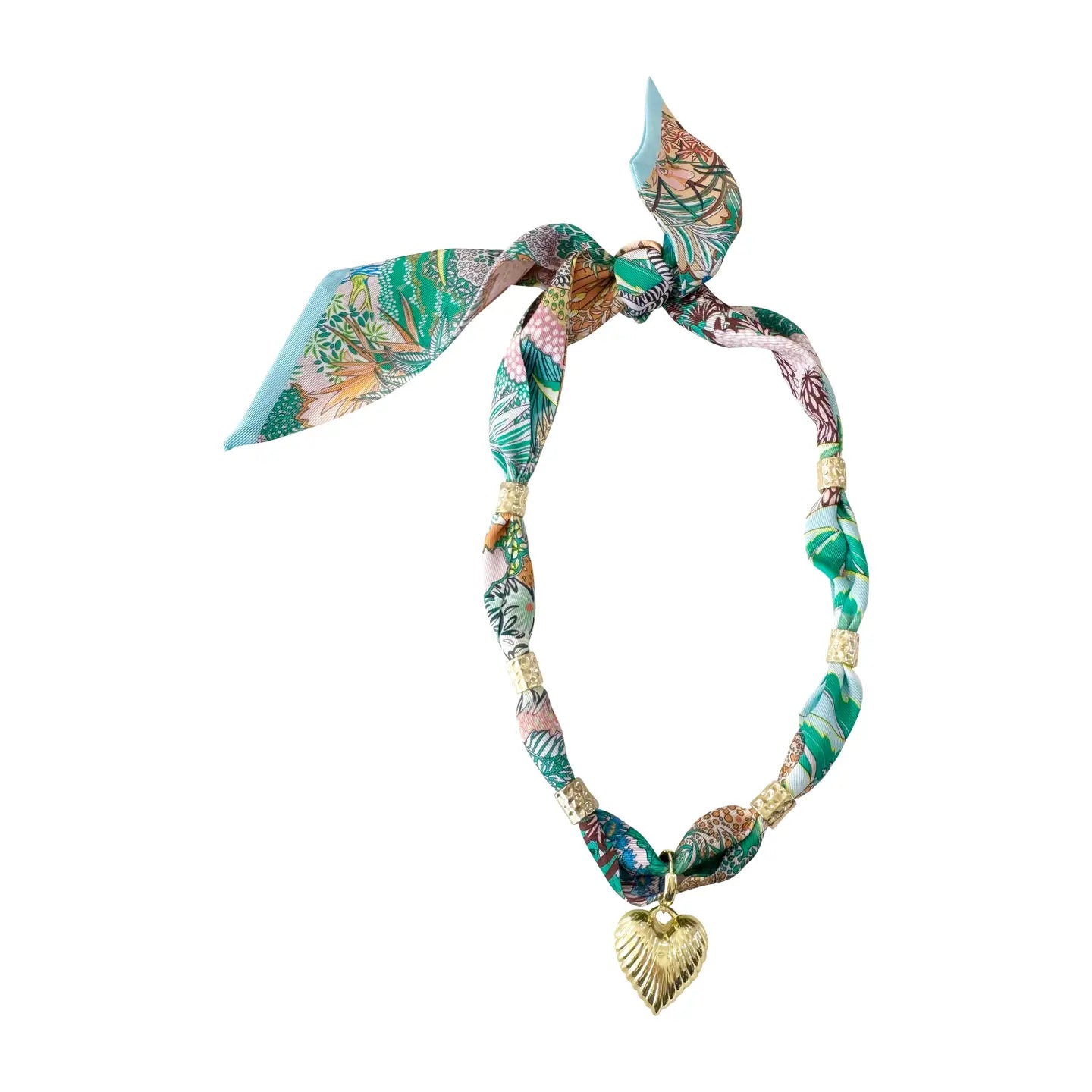 Bandana Scarf Charm Necklace
