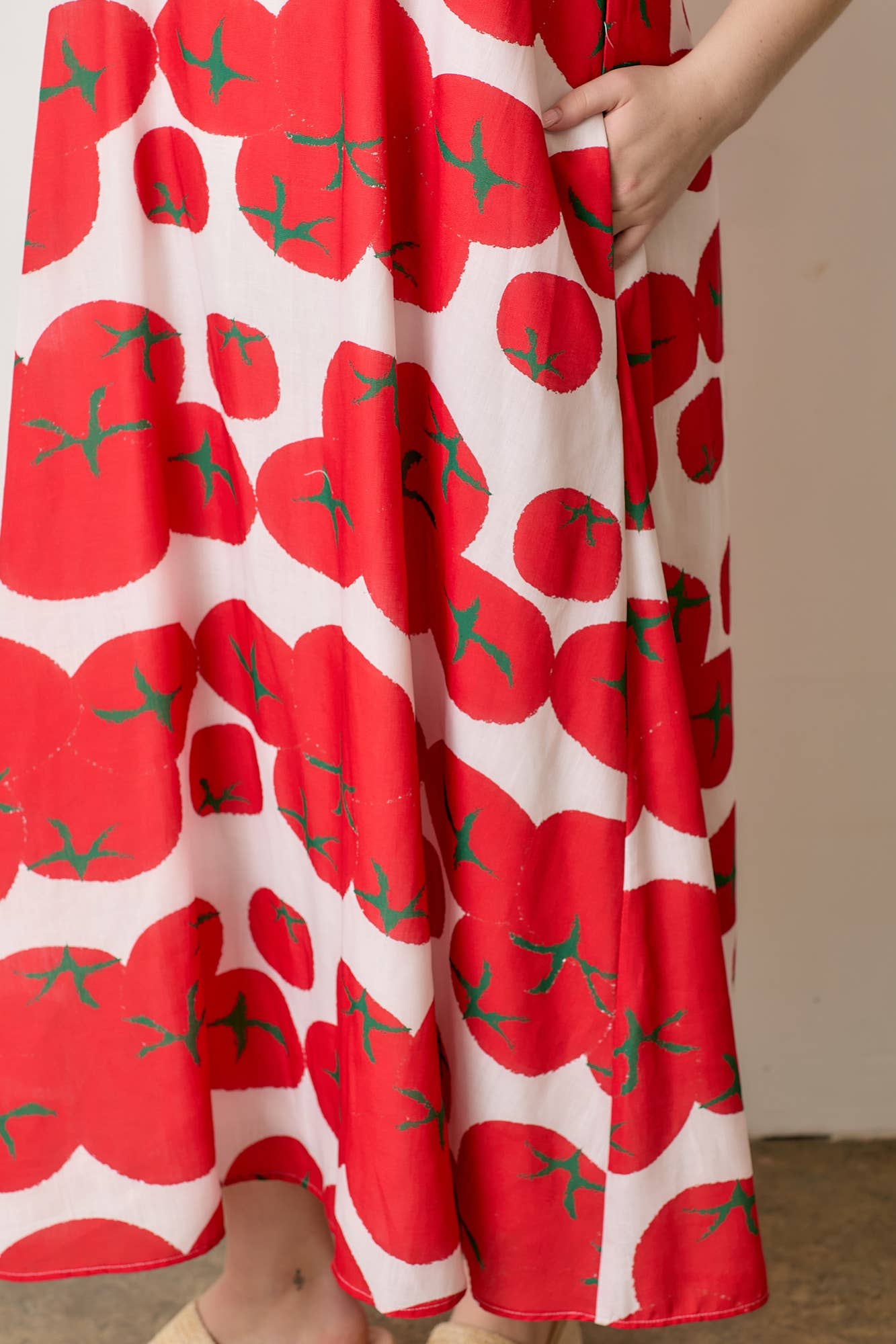 Euro Summer Tomato Dress