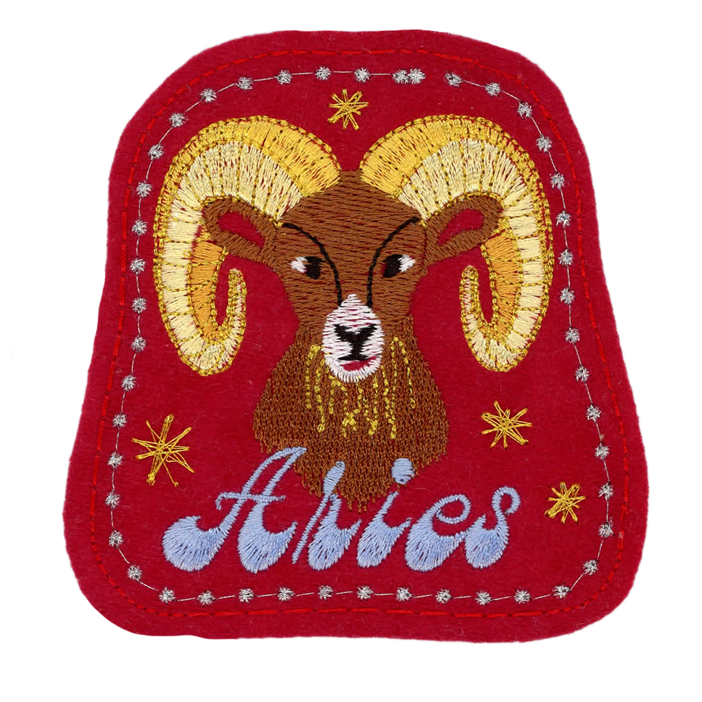 Aries Astrology Patch