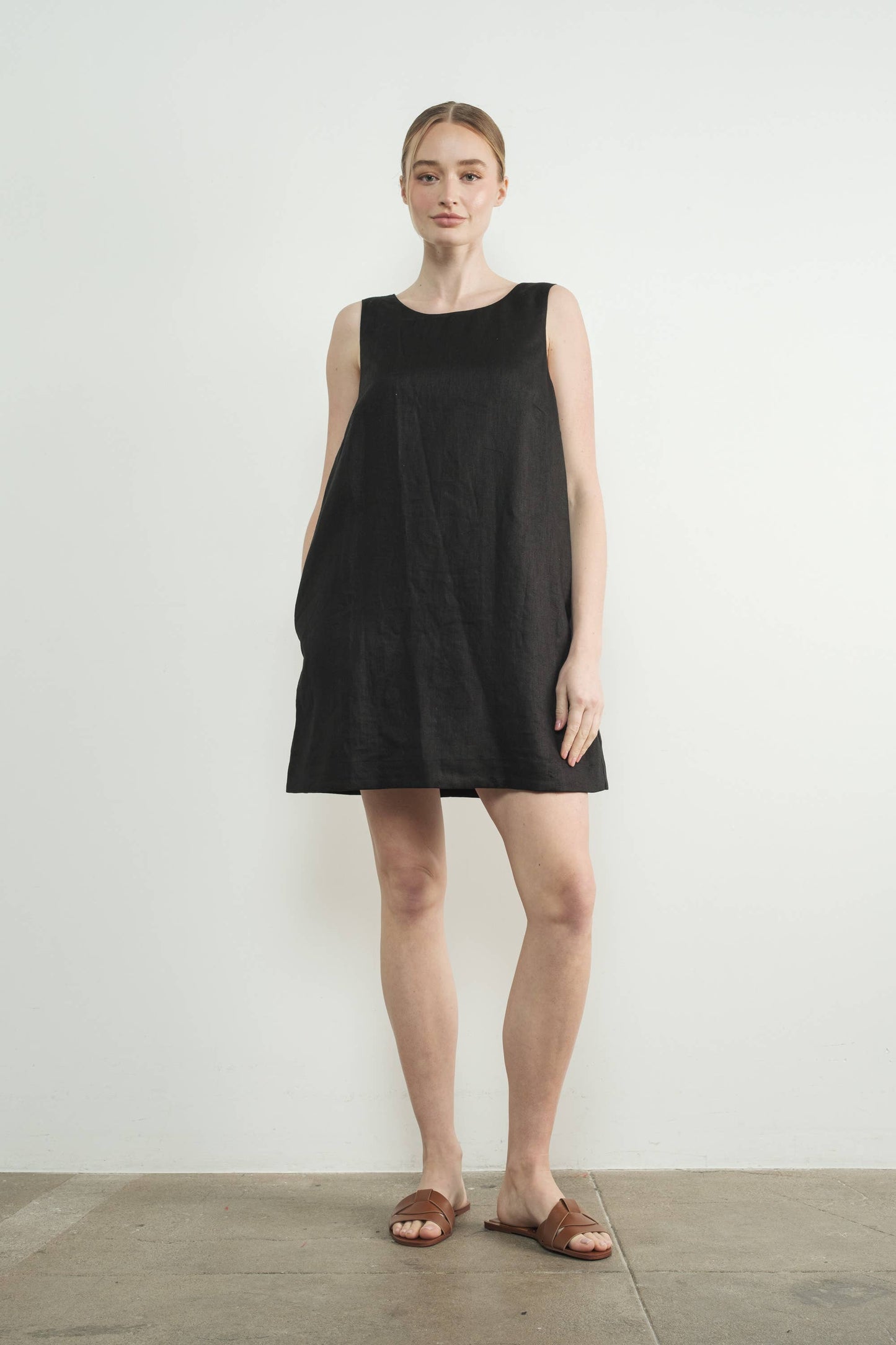 Linen Shift Dress