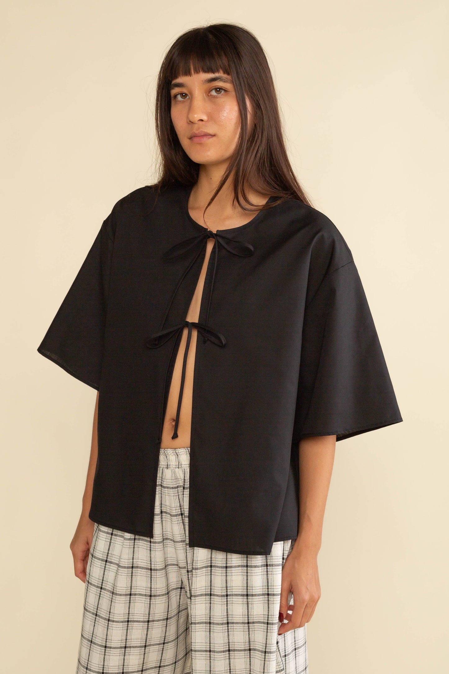 Minette Tie Front Top