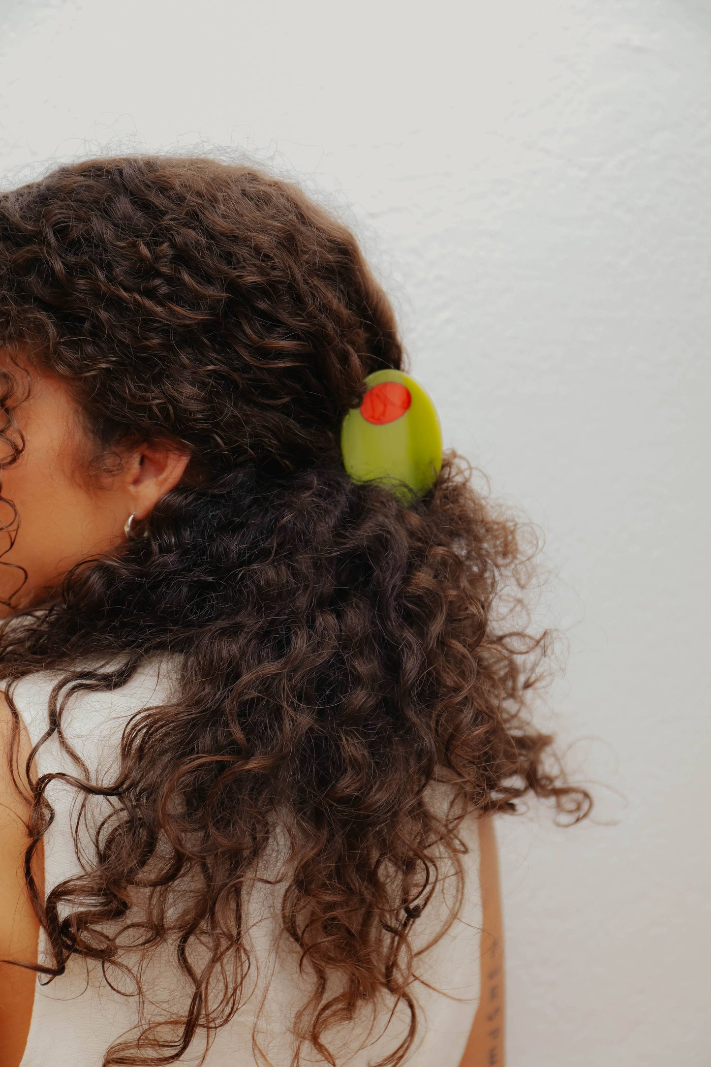 Jumbo Olive Hair Claw