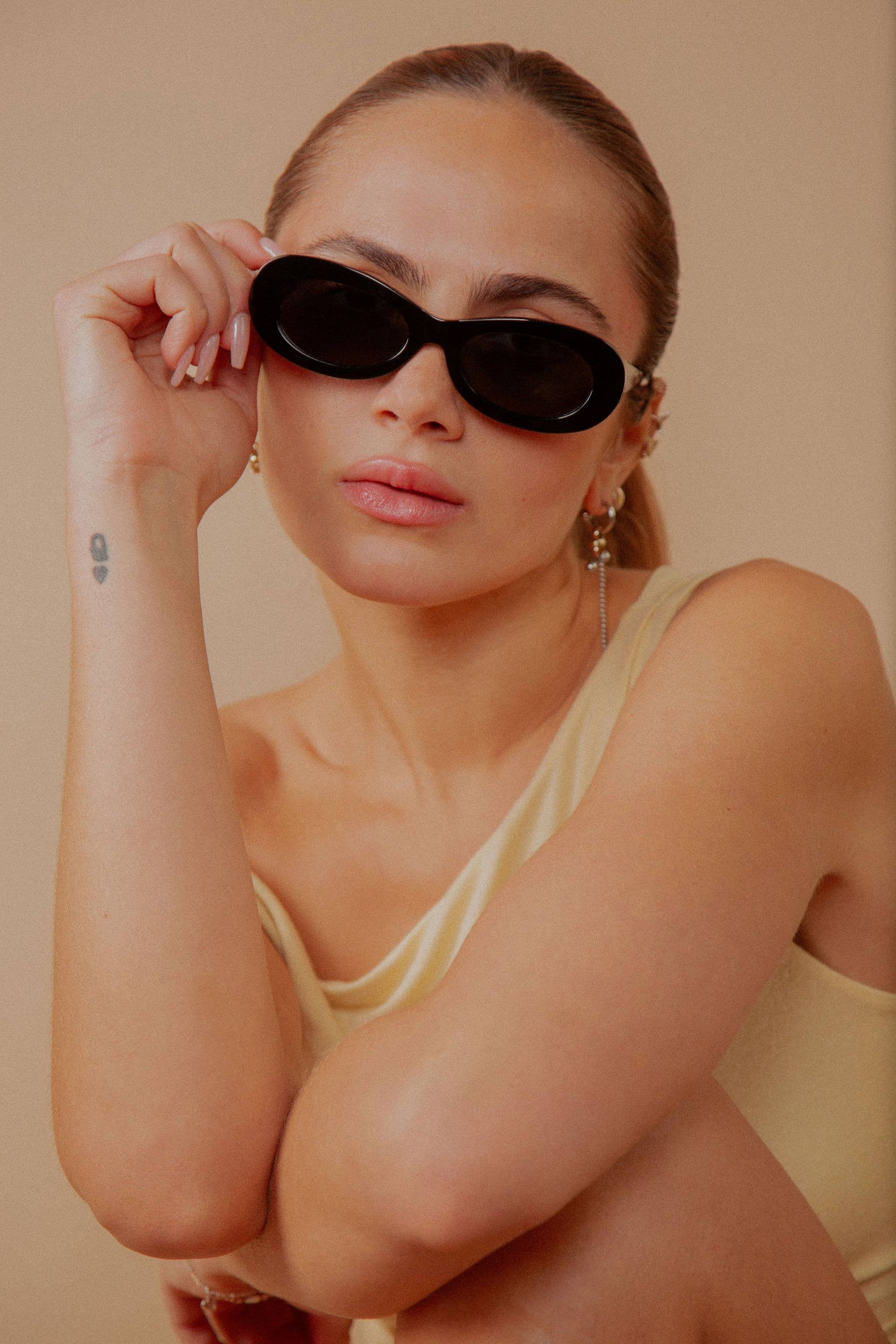 SoHo Black Sunglasses