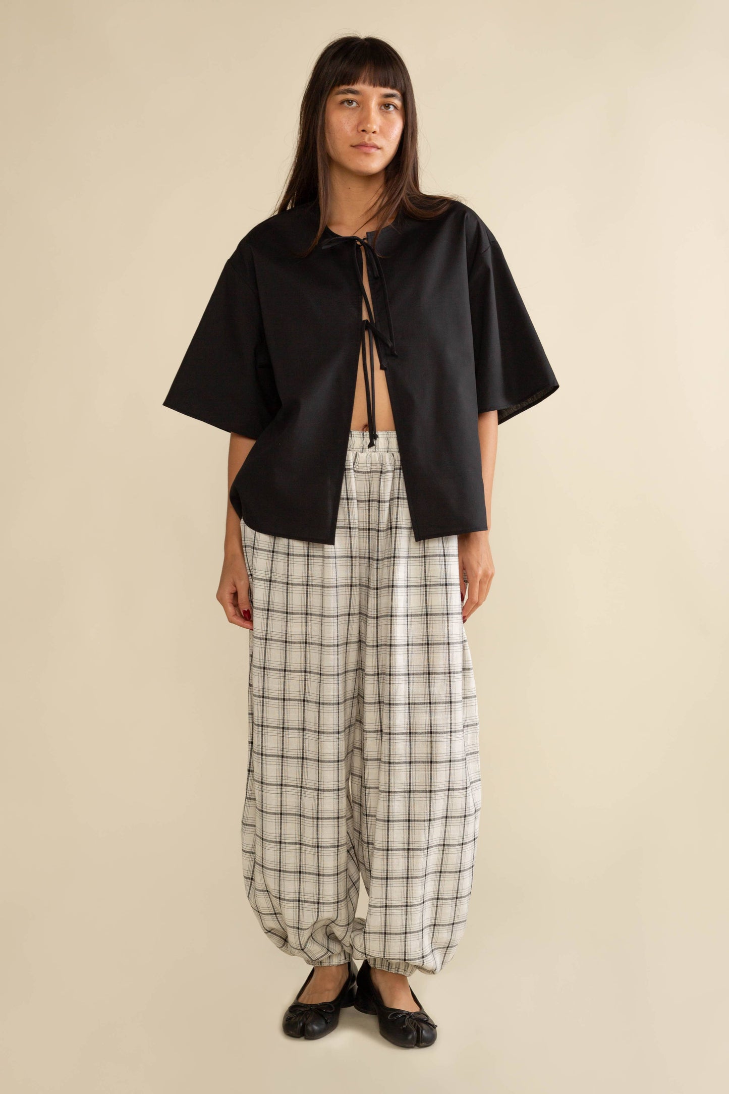 Minette Tie Front Top