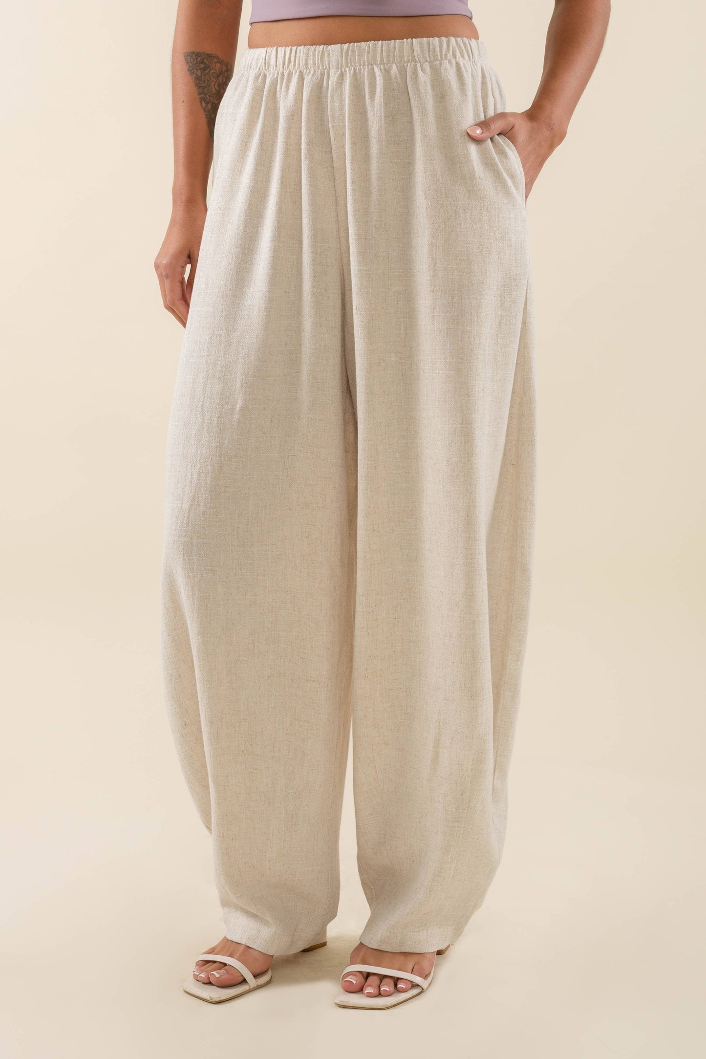Linen Lantern Pant
