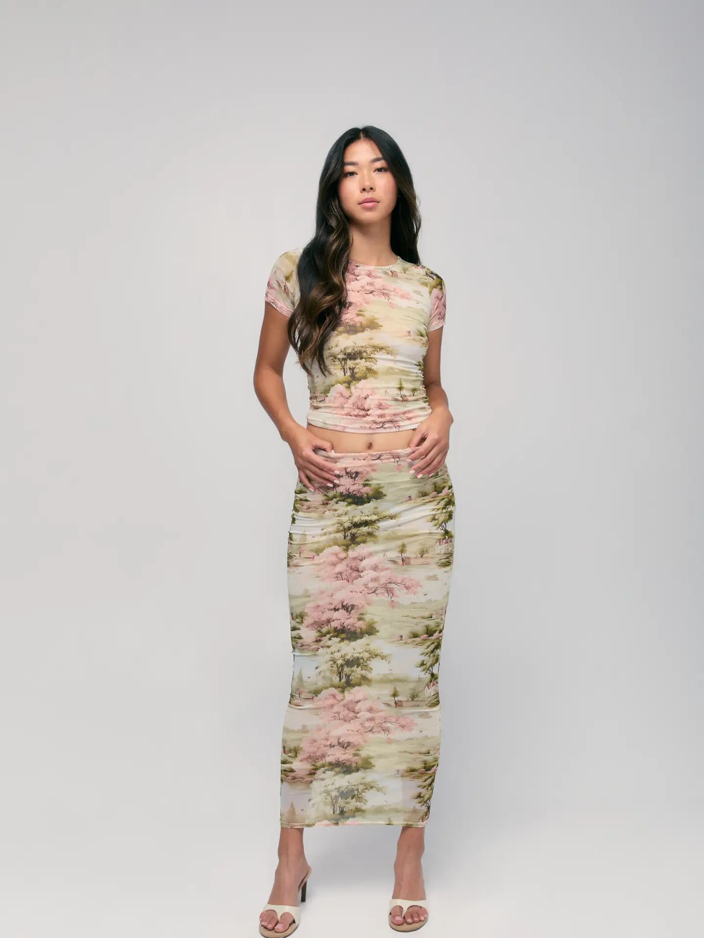 Scottish Toile Mesh Skirt