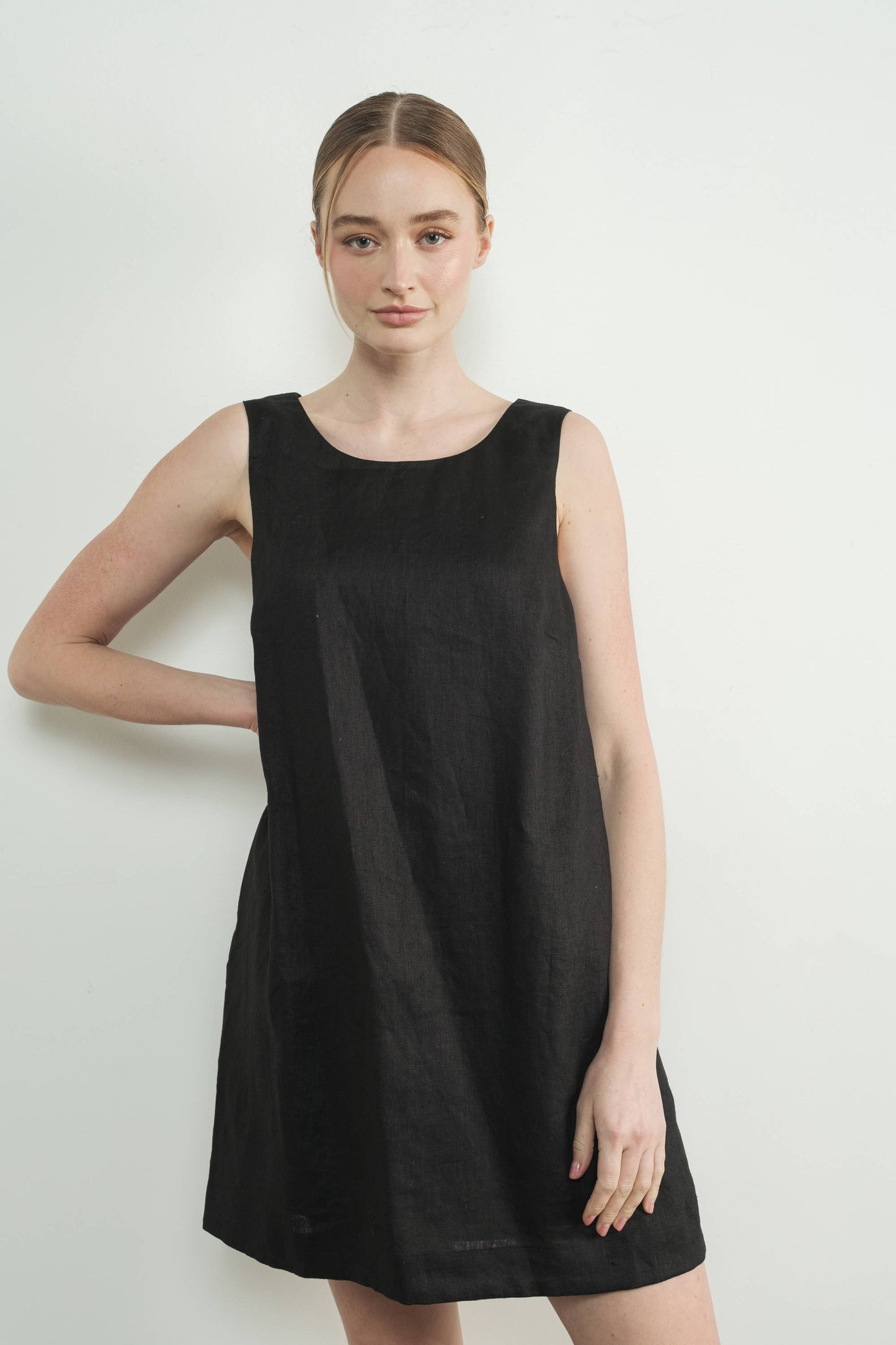 Linen Shift Dress