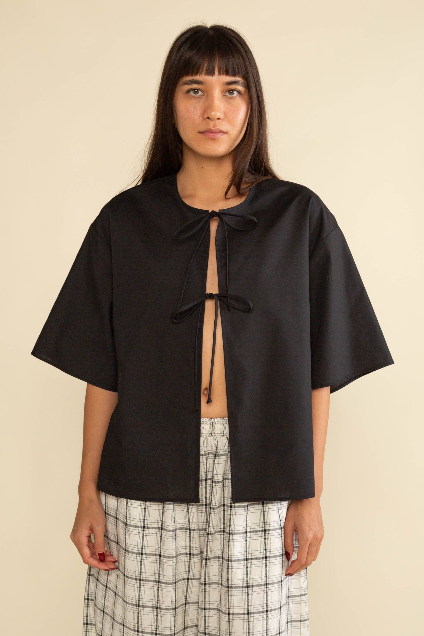 Minette Tie Front Top