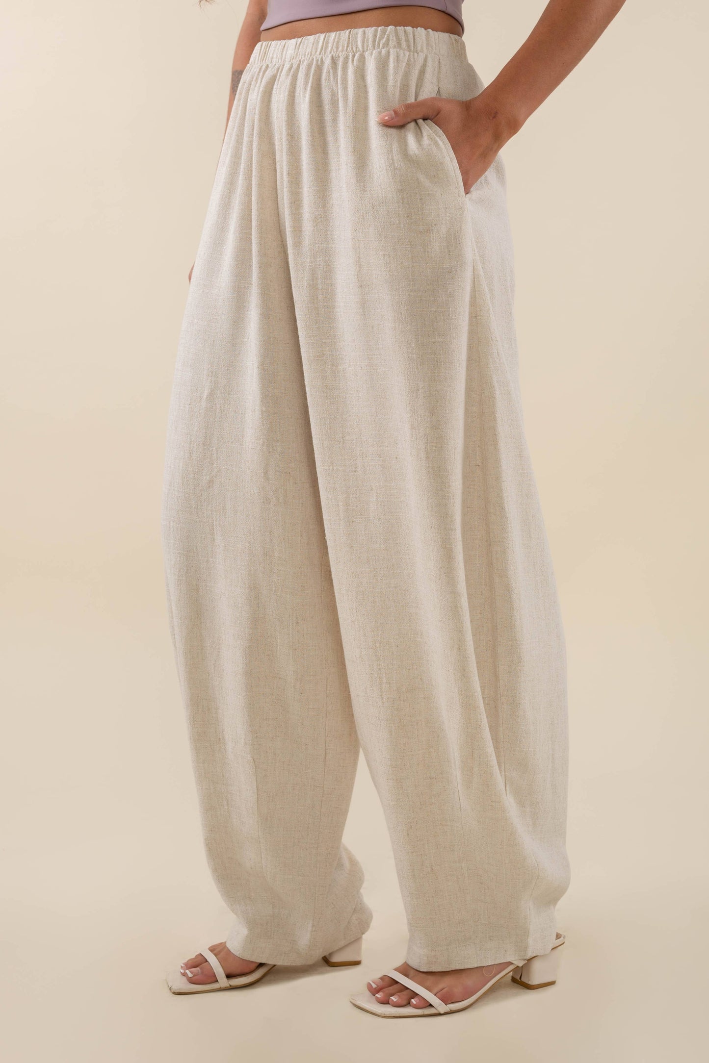 Linen Lantern Pant
