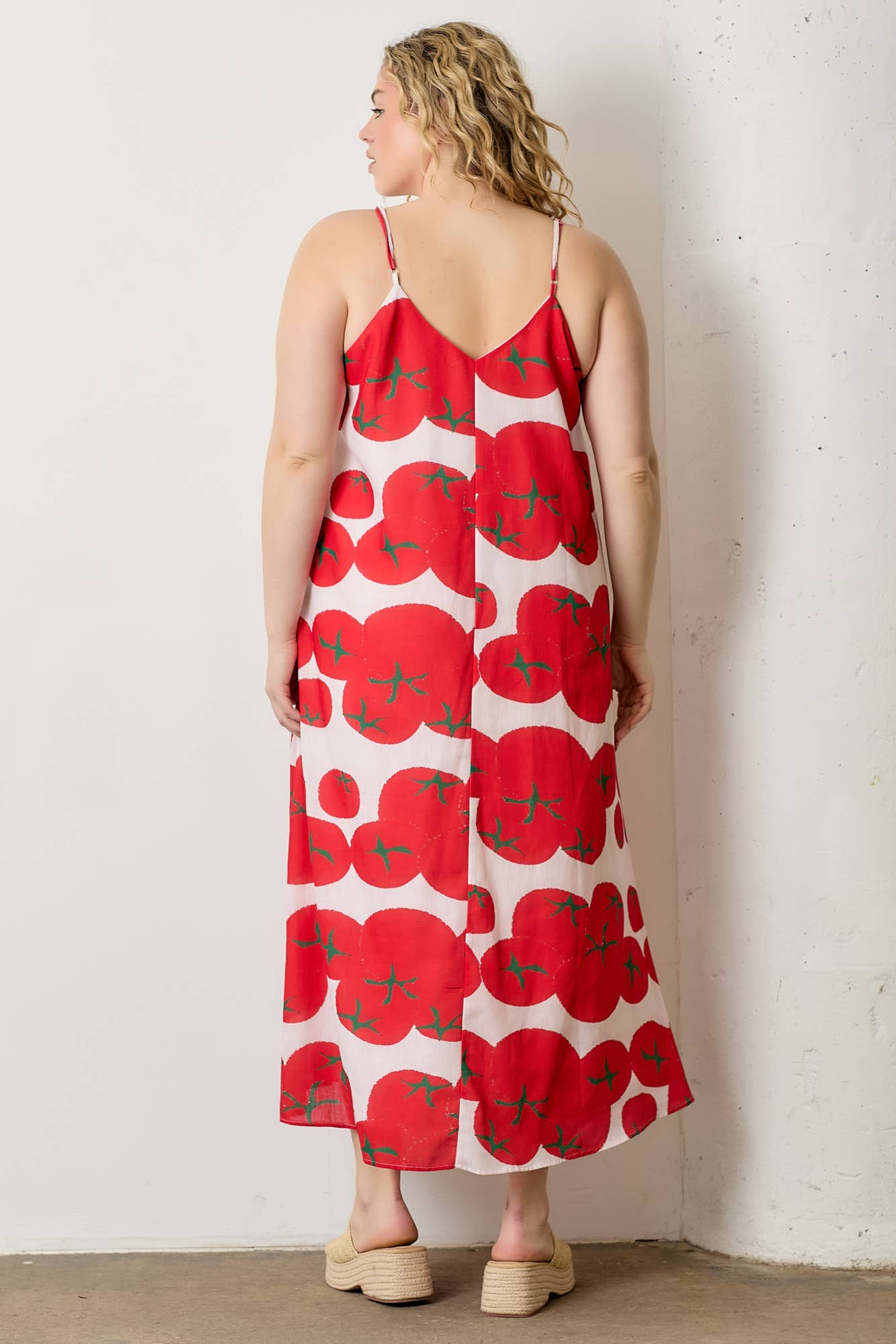 Euro Summer Tomato Dress