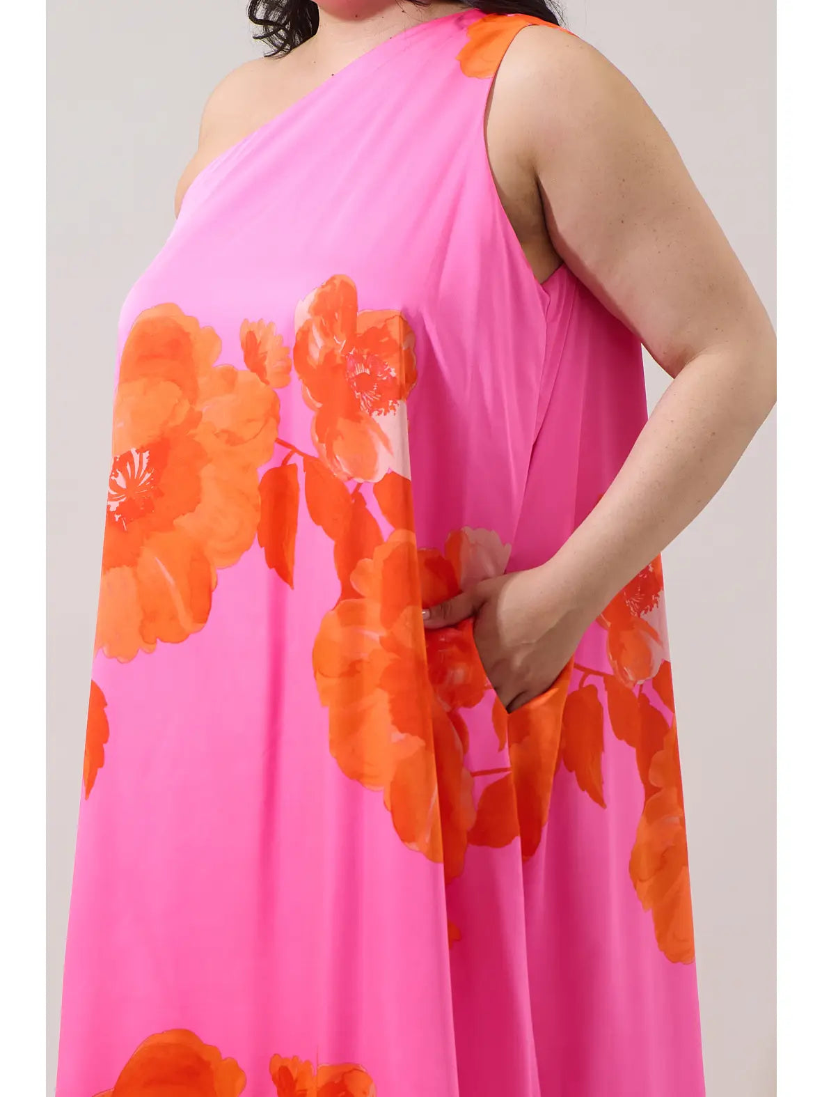 Glena Floral Pleated Maxi Dress
