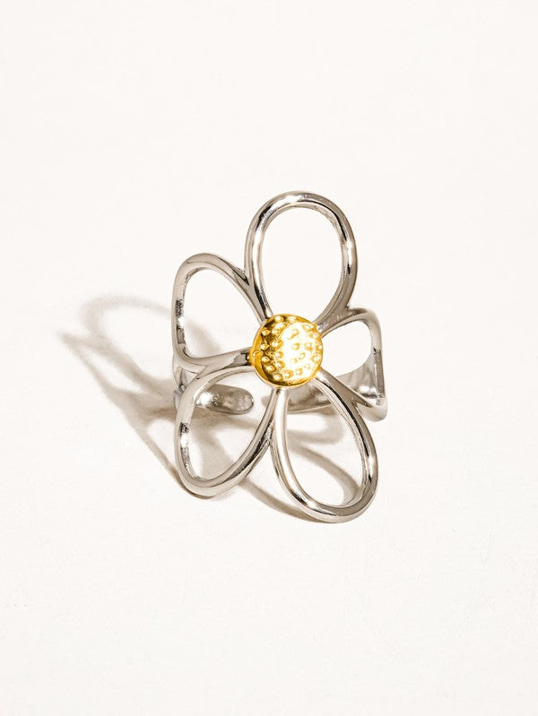 Flor Mixed Metal Ring