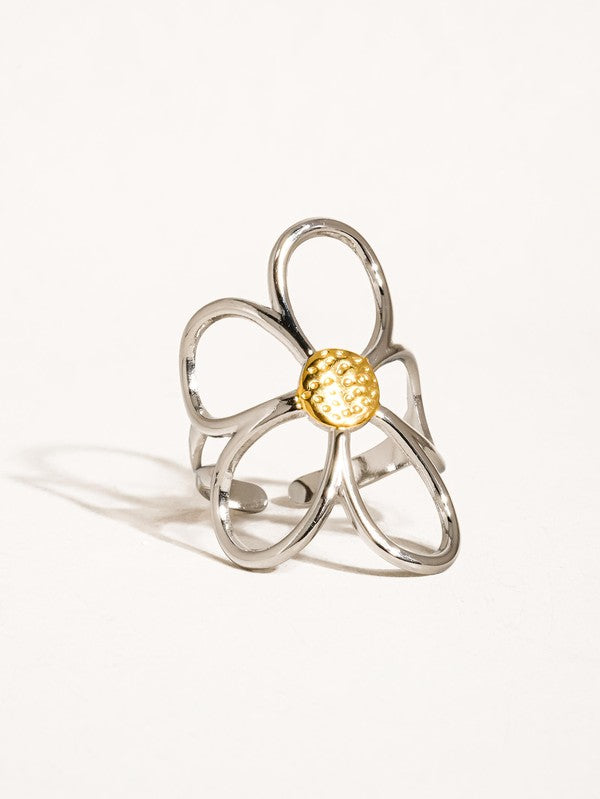 Flor Mixed Metal Ring