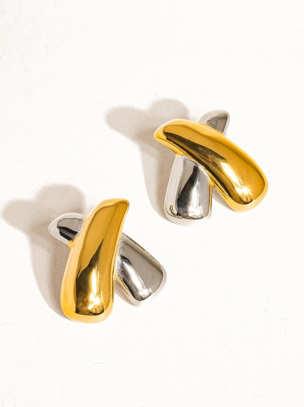 Tiphanie Mixed Metal Earrings