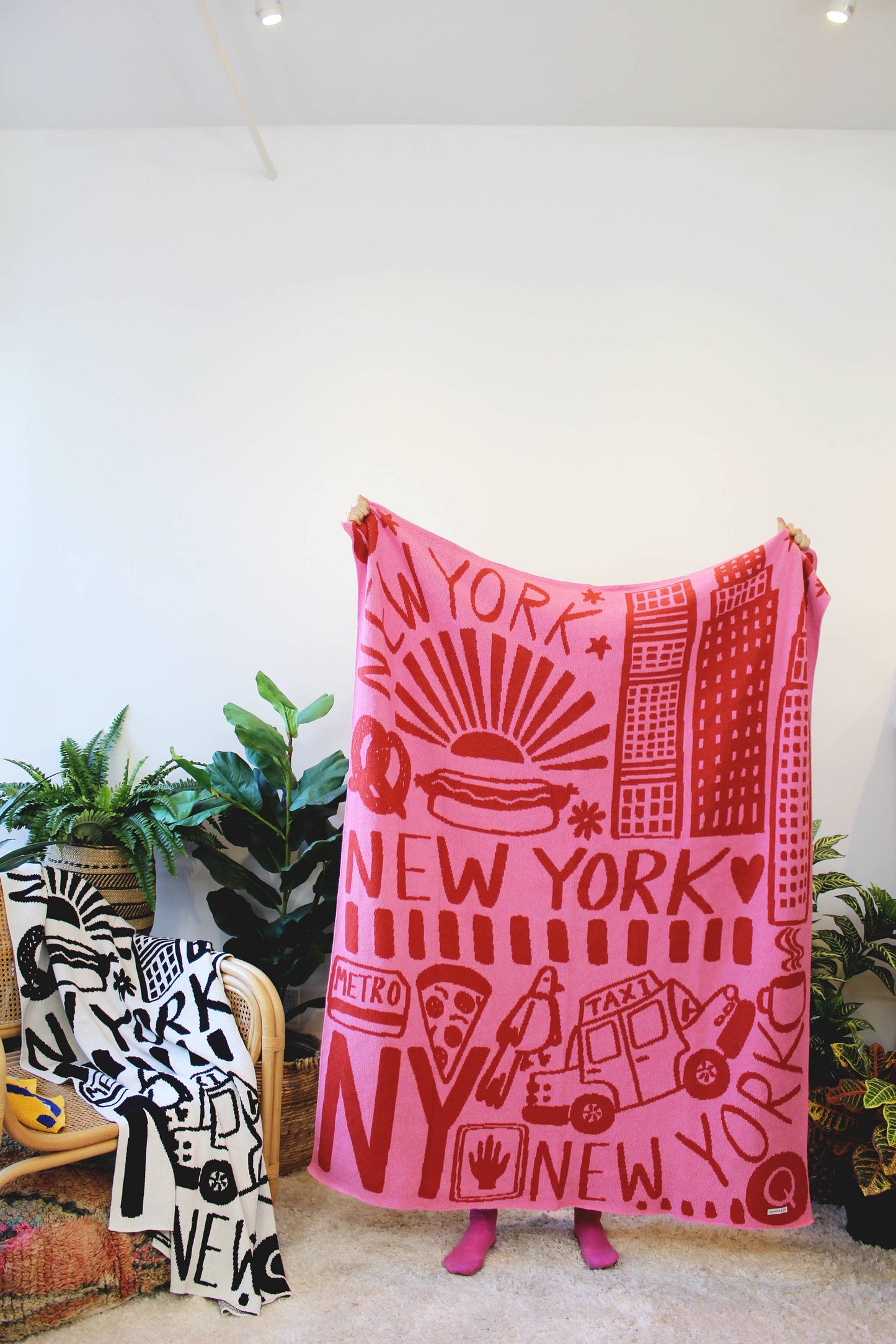 New York Knit Blanket