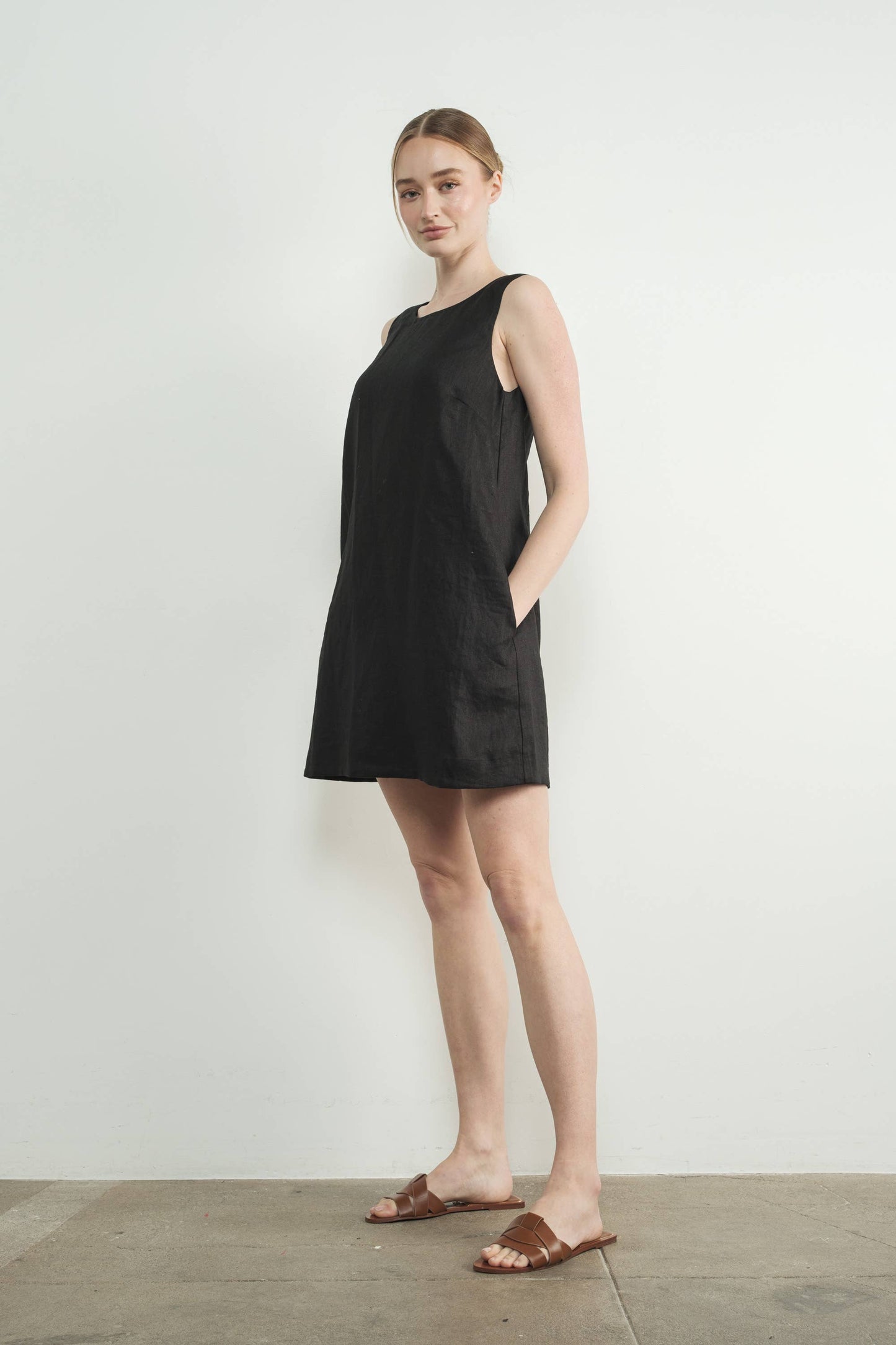 Linen Shift Dress