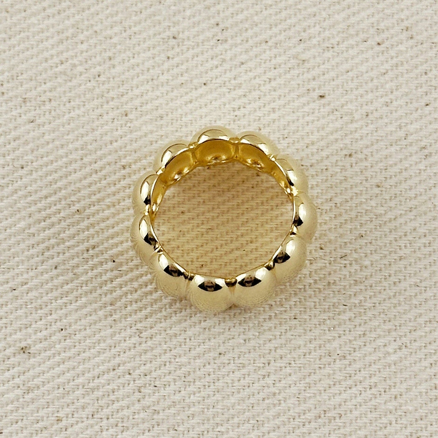 Oversized Scalloped Ring