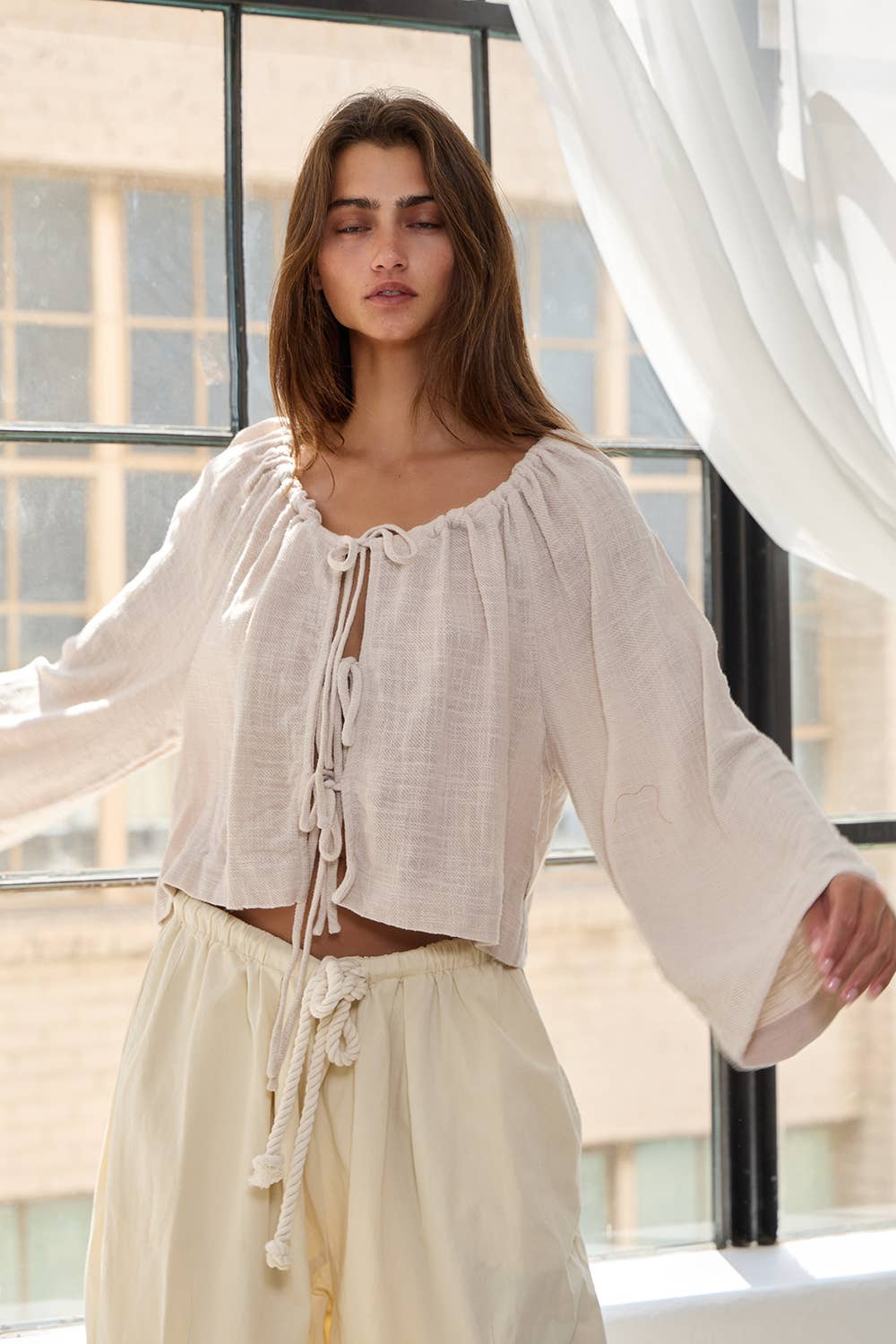 Brooks Textured Blouse