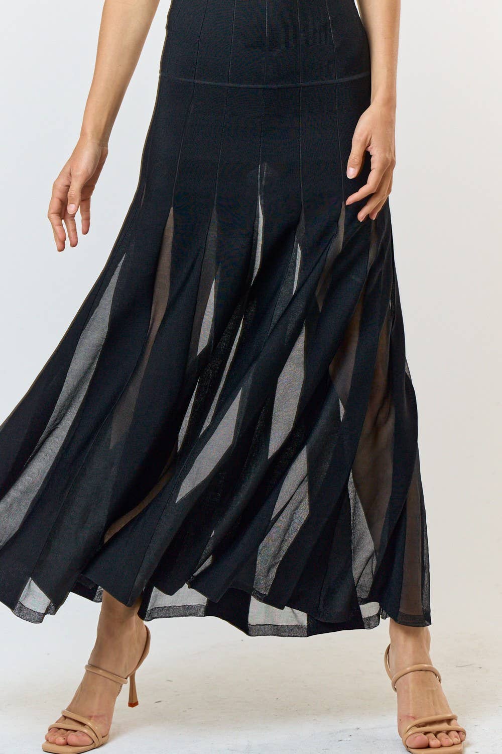 Darla Pleated Sweater Dress