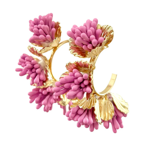 Sorbet Garden Hoop Earrings