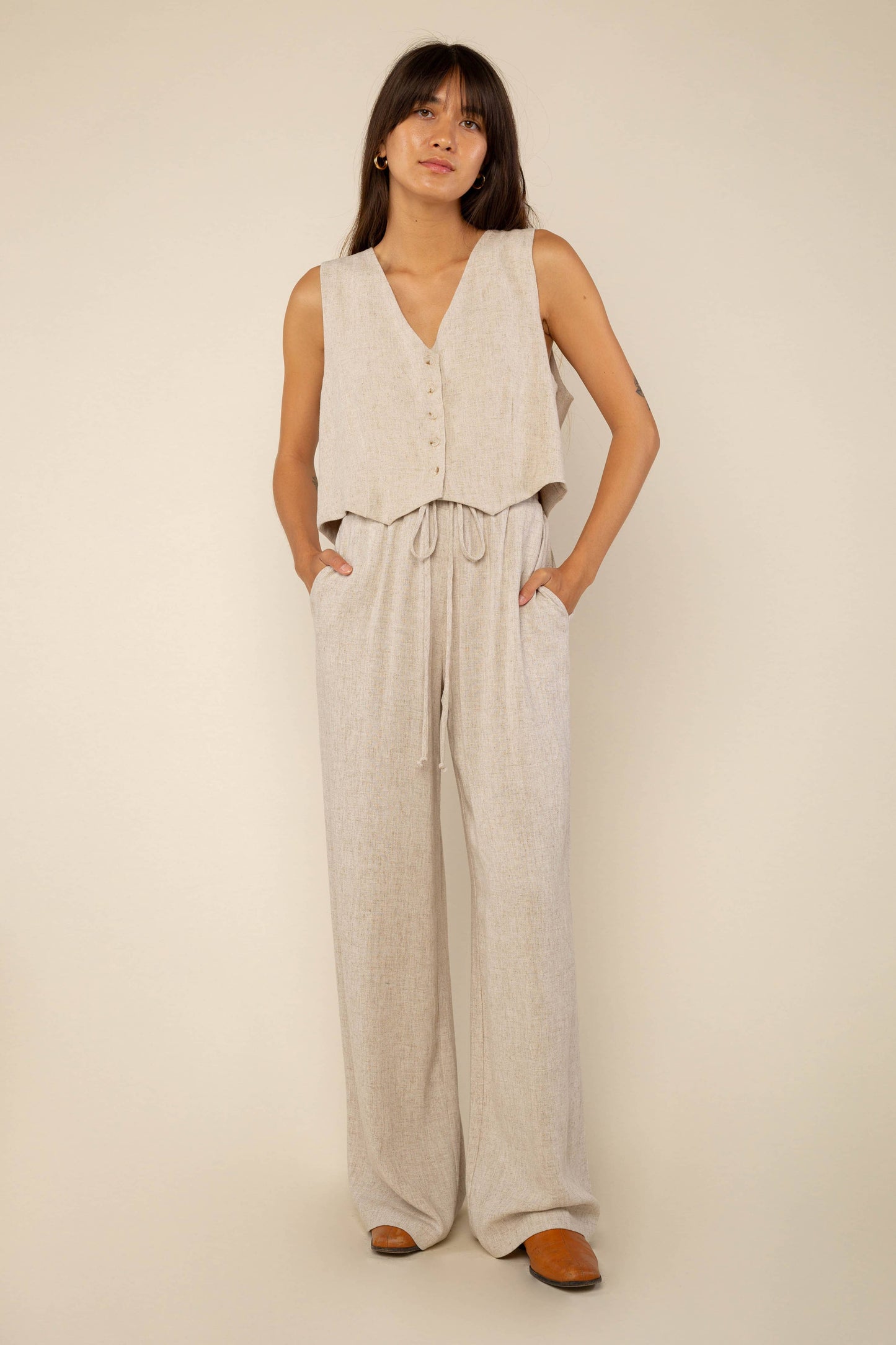 Linen Vest