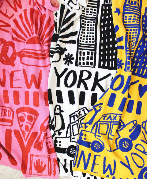 New York Knit Blanket