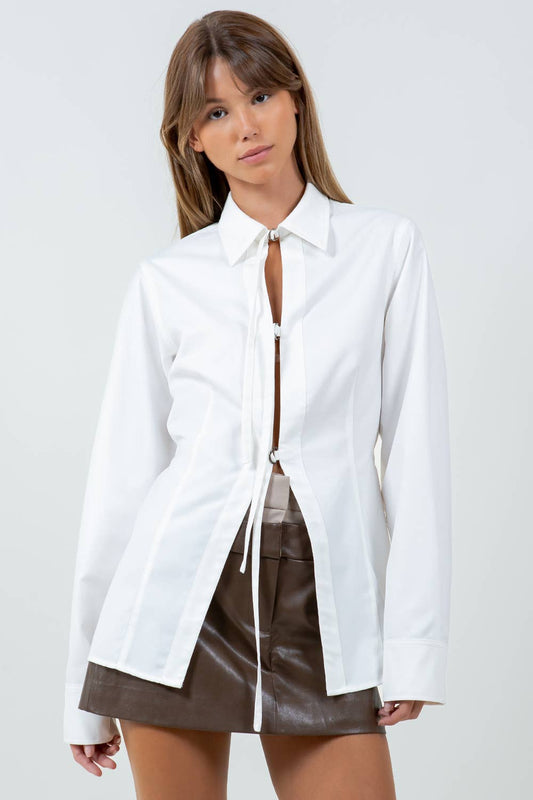 Poplin Collared Shirt