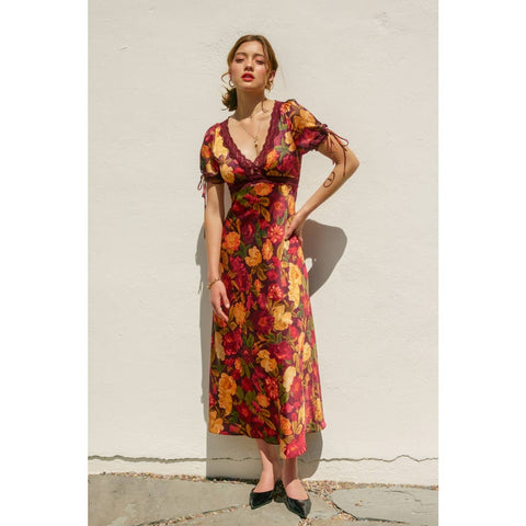 Florence Lace Midi Dress