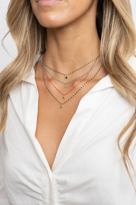 Elsa Mini Heart Necklace