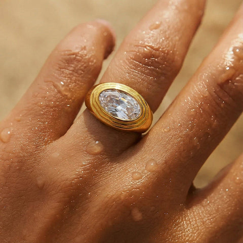 Golden Glaze Ring