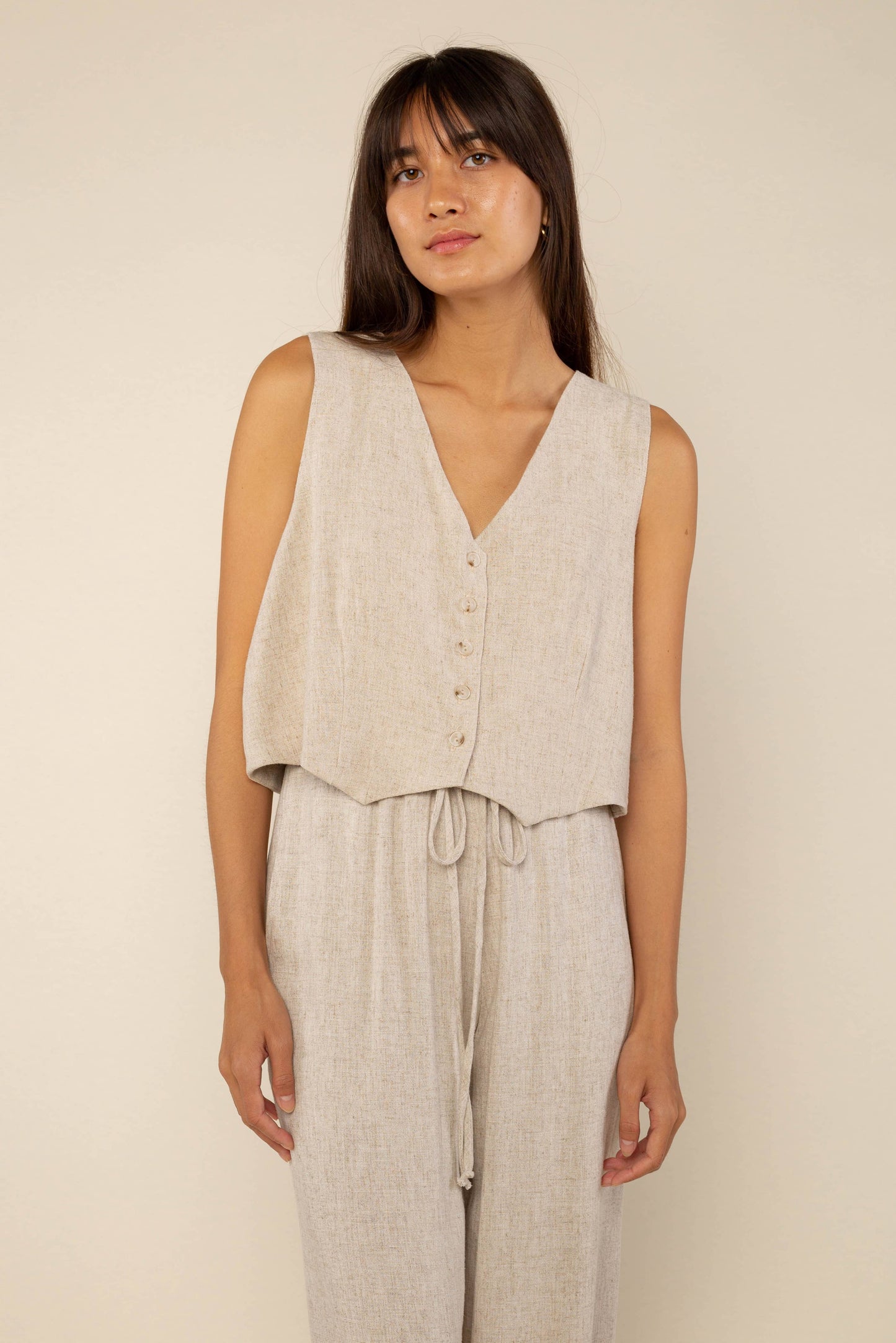 Linen Vest