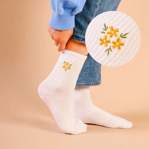 Market Bites Crew Socks