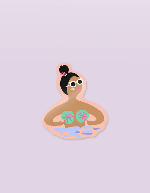 Sun Bather Sticker