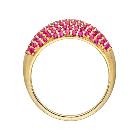 Ruby Rose Cluster Ring