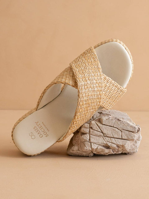 Fresno Raffia Sandal