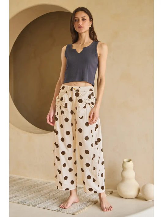 Polka Dot Denim
