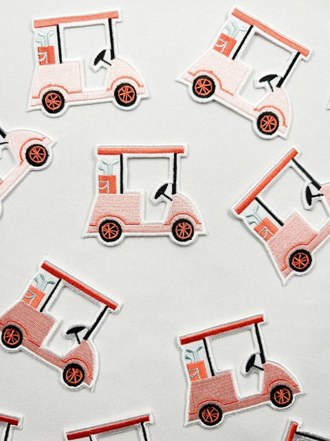 Pink Golf Cart Patch