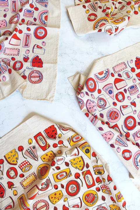 Cheese Shop Tea Towel