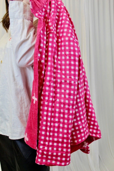 Strawberry Shortcake Velvet Jacket