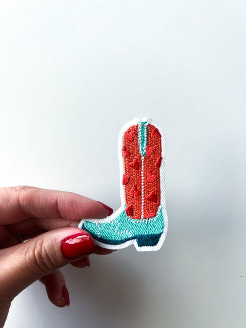 Cowgirl Boot Patch 