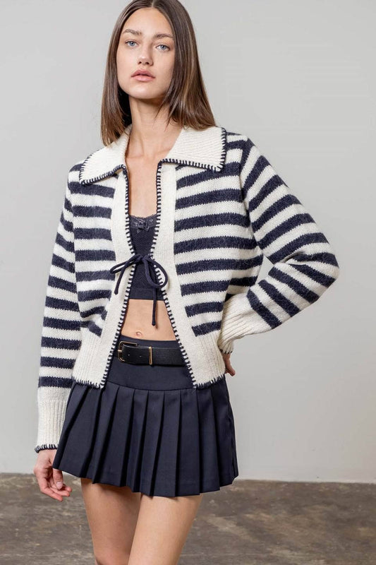 Sailor Tie Cardigan