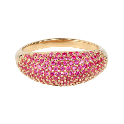 Ruby Rose Cluster Ring