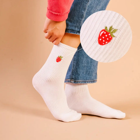 Market Bites Crew Socks