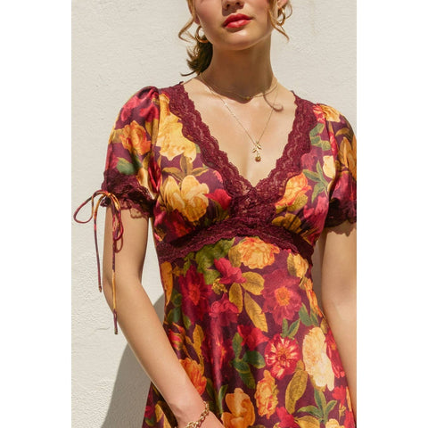 Florence Lace Midi Dress