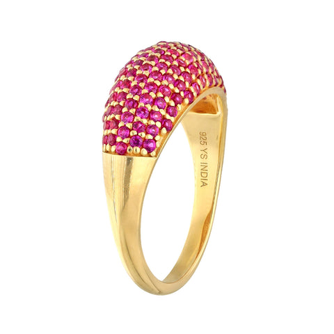 Ruby Rose Cluster Ring