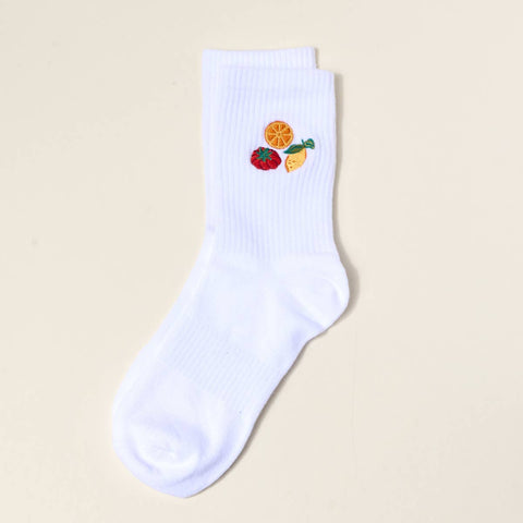 Market Bites Crew Socks