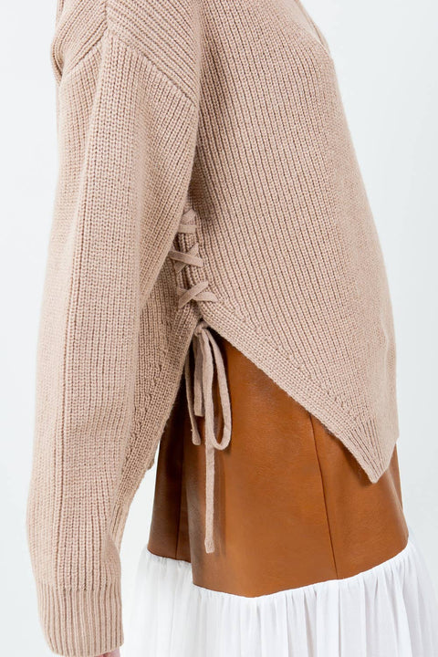 Dramatics Zip Up Sweater