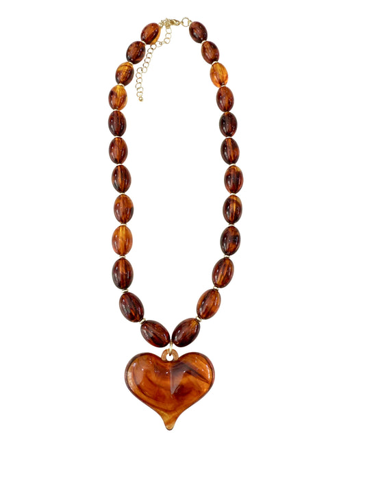 Roxie Tortoise Heart Necklace