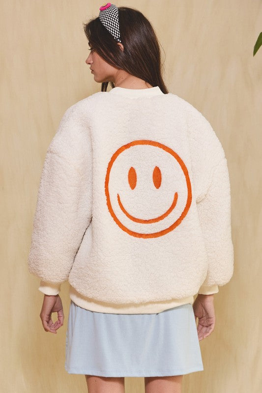 Smiley Sherpa Jacket